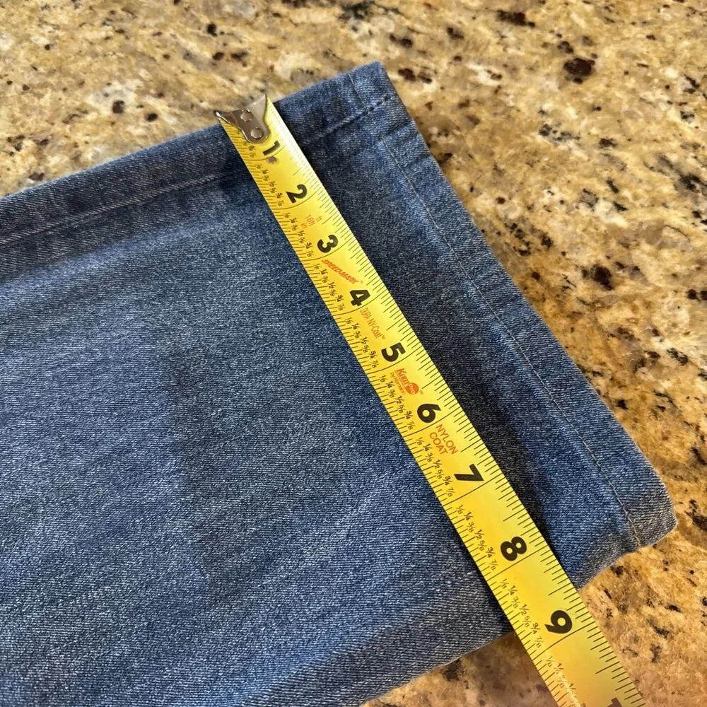 True Religion Ricky Jeans Relaxed Straight Jeans Mens 42/26 Blue Denim Super Str